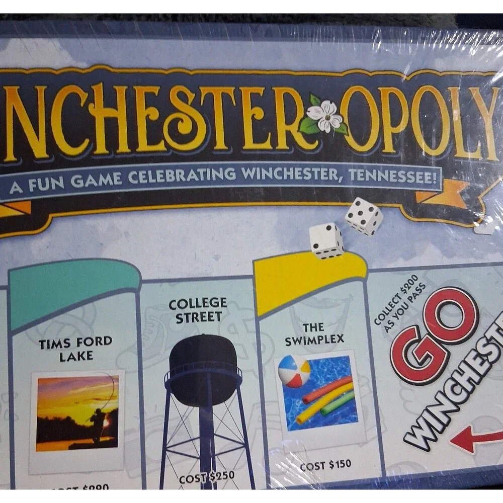 Winchester Opoly, TN Edition new sealed board game